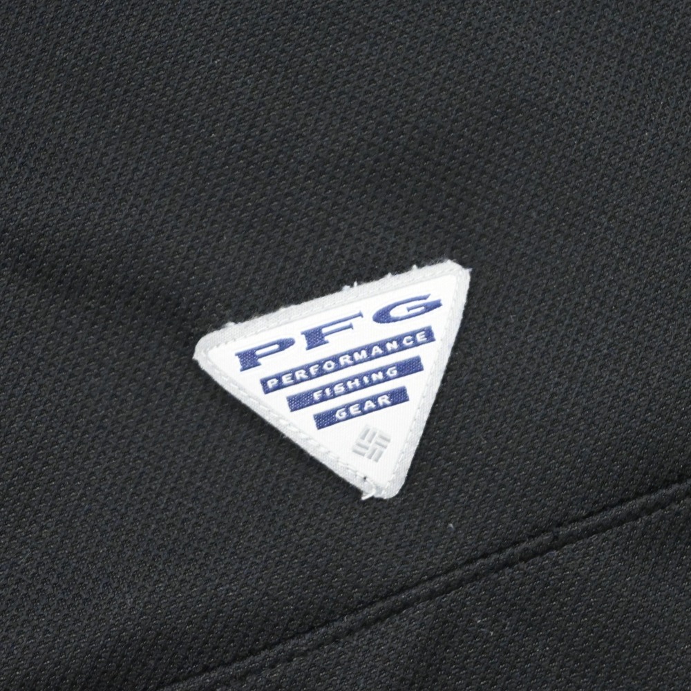 Columbia Polo Mens Large Black Georgia Bulldogs PFG Vented Performance Fishing - Picture 12 of 16